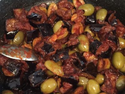 Salade aubergine