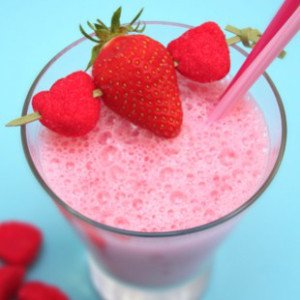 Milkshake à la fraise