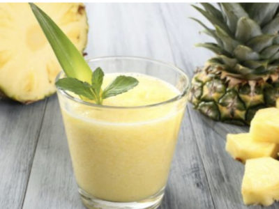 Smoothie « Brûle graisses » thé vert et Ananas