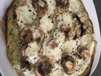 Pizza courgette